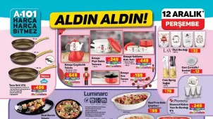 A101’den Dev Kampanya: 12 Aralık Aldın Aldın Ekstra Kataloğu Yayınlandı! - Borsametre